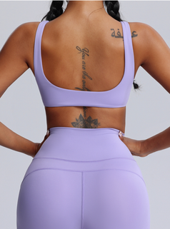 Women's Twisted Knot Chest Pad Exercise Yoga Bra
