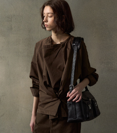 Spring Fashion Pleated Casual Women Blouse
