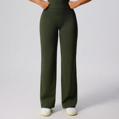 Fitness Slimming Exercise Yoga Straight-Leg Pants For Women