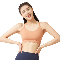 One-piece Sports High Elastic Neck Yoga Vest