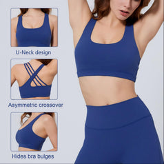 Square-Neck Tight-Fitting Sports Fitness Yoga Tank Top For Women