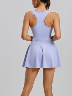Anti-Glow Outdoor Sport Zipper Dress