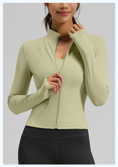 Women's Running and Cycling Sport Yoga Coat with Insulation