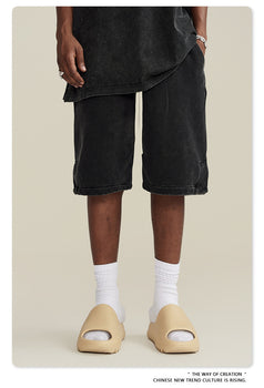 Trendy And Fashionable American Street Heavy Men's Capre Pants