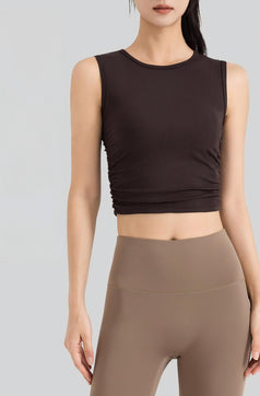 Summer Sports Sleeveless Tight Vest Women Top