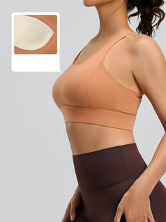 Shockproof Integrated Fixed Cup-breasted Sports Underwear for Women
