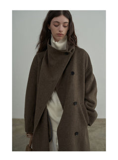 Fashionable Iinter Warm Cashmere Hotel Simple Sshort Women's Jacket