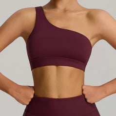 Badminton Fitness Running Yoga Single-Shoulder Strap Women's Tank Top