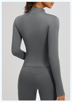 Women's Running and Cycling Sport Yoga Coat with Insulation