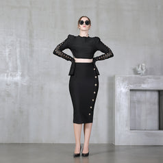 Summer Fashion Versatile Elegant High-Waist Bodycon Skirt for Women