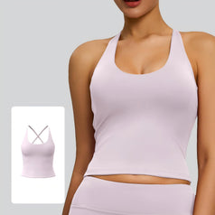 Yoga Vest Sleeveless Sling Sports Underwear for Women