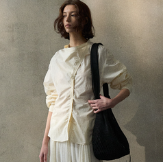 Summer Casual Loose Commuting Round-neck Simple Long-sleeved Women Blouse