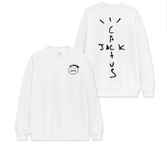 Winter Trend Printed V-neck Youth Casual Long-sleeved Men's Sweatshirt