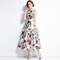 Vintage Printed Dress