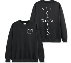 Winter Trend Printed V-neck Youth Casual Long-sleeved Men's Sweatshirt
