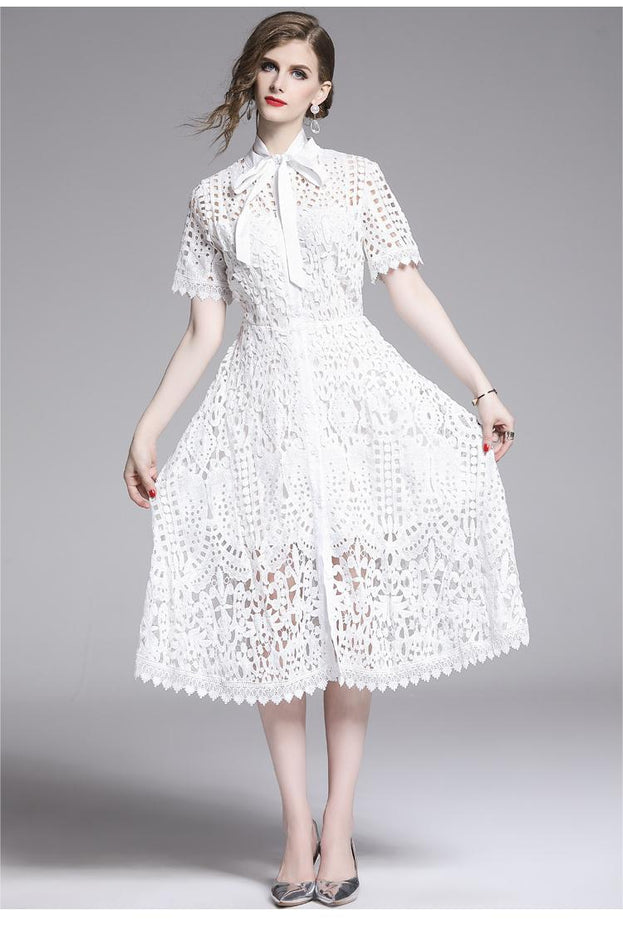 Loose and Thin Temperament Elegant Girl Over-the-Knee Long White Skirt