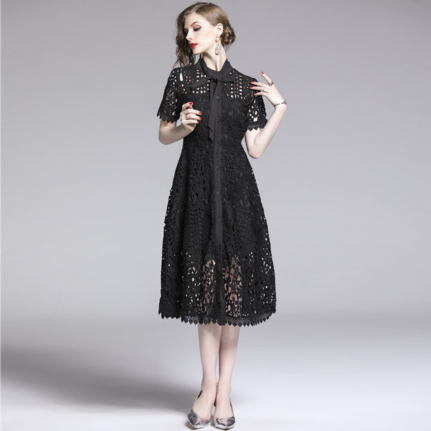 Loose and Thin Temperament Elegant Girl Over-the-Knee Long White Skirt