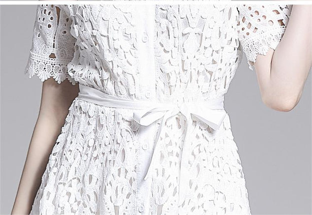 Loose and Thin Temperament Elegant Girl Over-the-Knee Long White Skirt