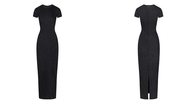 Women's Heavy Washed Short Sleeve Dress