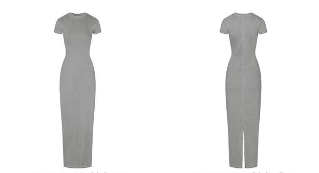 Women's Heavy Washed Short Sleeve Dress