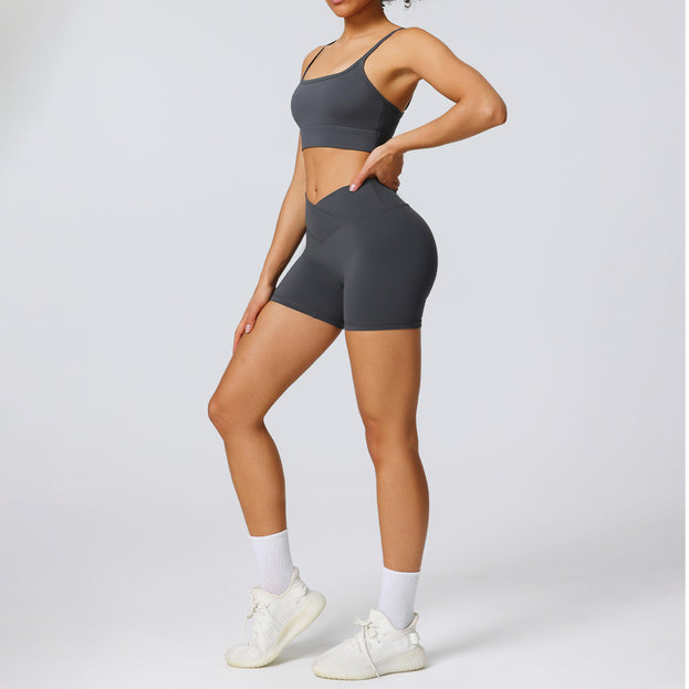 Women's Outdoor Yoga High-Elasticity Quick-Drying Sports Set