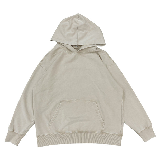 Winter Fashion Trend: Warm And Aged Hooded Cotton Men's Sweatshirt