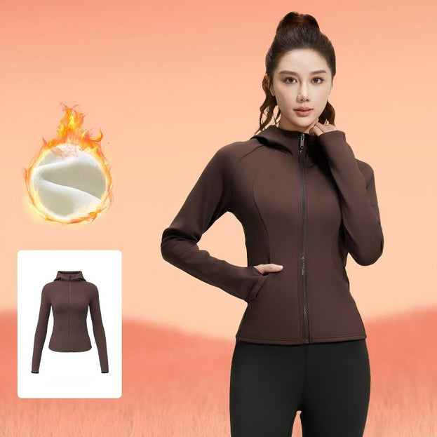 Winter and Autumn Casual Multi-purpose Yoga Fleece Jacket