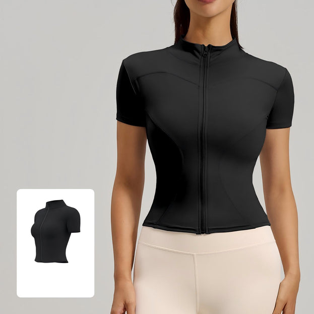 High Elasticity Tight Sports Yoga Top for Women
