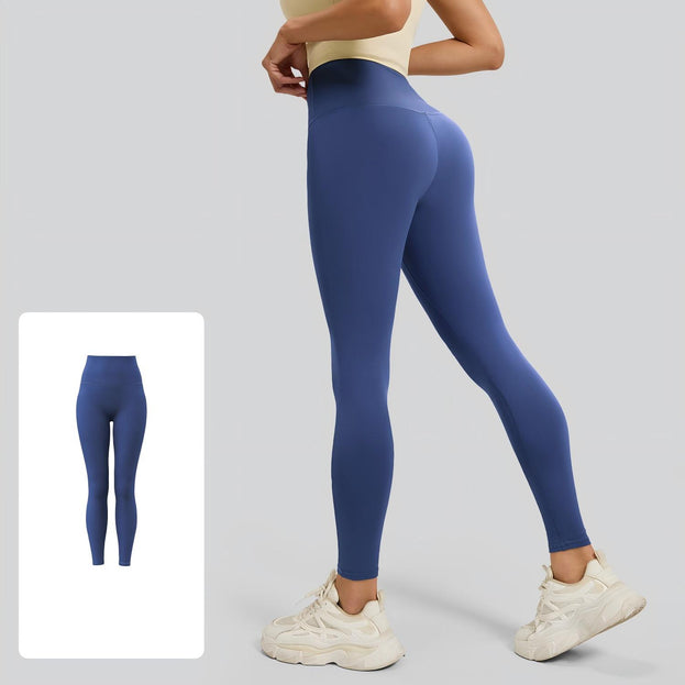 Women's No Camel Toe High-Waisted Sports Tight Yoga Pants
