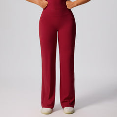 Fitness Slimming Exercise Yoga Straight-Leg Pants For Women