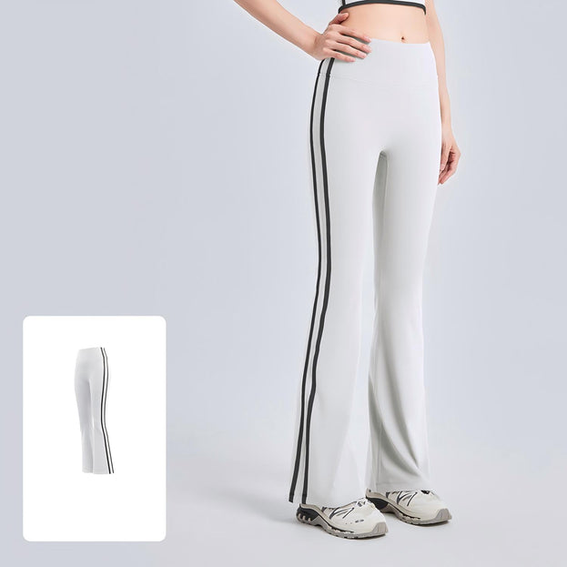Linear Outdoor Sports Slim High Elastic Yoga Pants