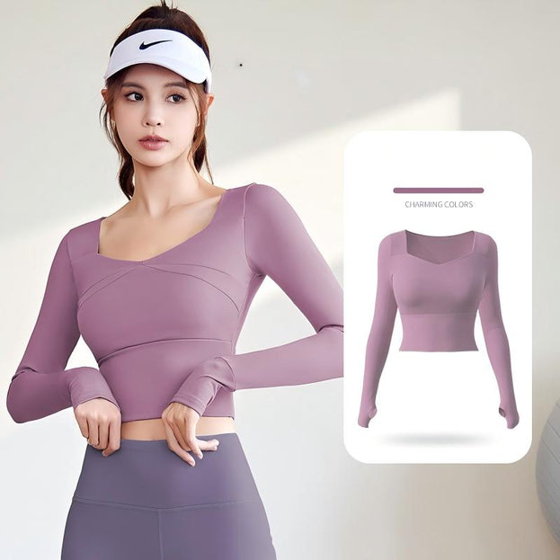 Slimming And Breathable Sports Yoga Top For Women