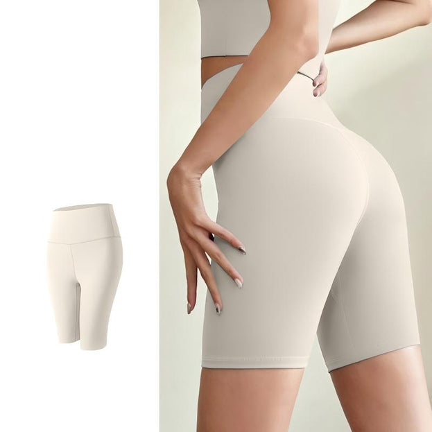 Women's High-Waist Stretchable Sports Tight Yoga Shorts