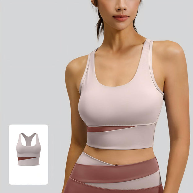 Tight Color-Matched Abdominal-Reducing Yoga Top