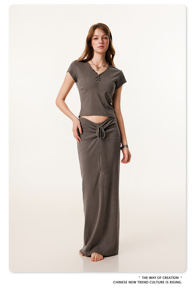 Summer Hot Girl Sexy Beautiful Casual Commuter top
