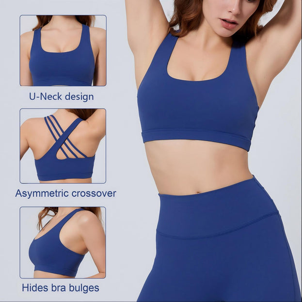Square-Neck Tight-Fitting Sports Fitness Yoga Tank Top For Women