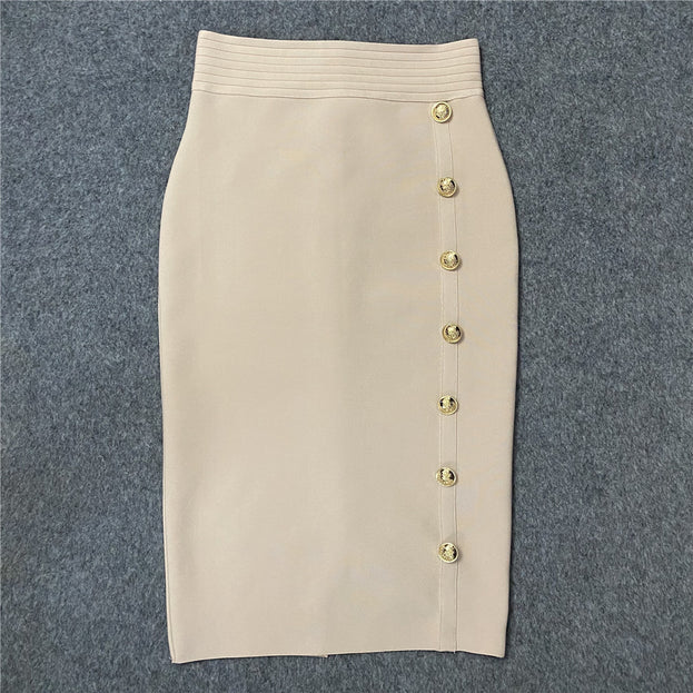 Summer Fashion Versatile Elegant High-Waist Bodycon Skirt for Women