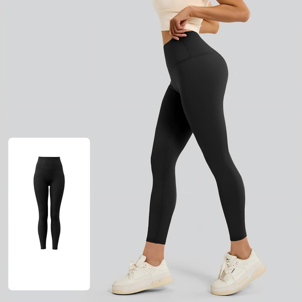 Women's No Camel Toe High-Waisted Sports Tight Yoga Pants