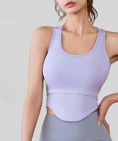 High-strength Shockproof U-shaped Yoga Top Vest for Women