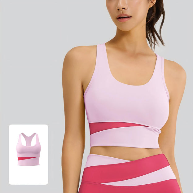 Tight Color-Matched Abdominal-Reducing Yoga Top