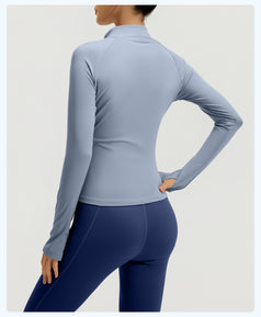 Women's Slim-fit Naked Yoga Color-matching Two-piece Suit