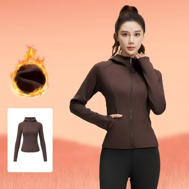 Winter and Autumn Casual Multi-purpose Yoga Fleece Jacket