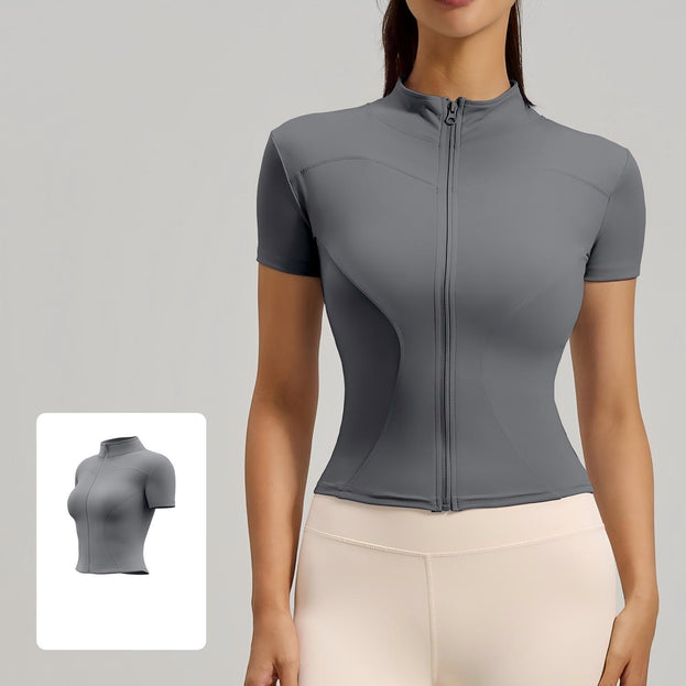 High Elasticity Tight Sports Yoga Top for Women