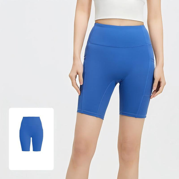 High-Waisted Tummy-Control Yoga Pants with Pockets