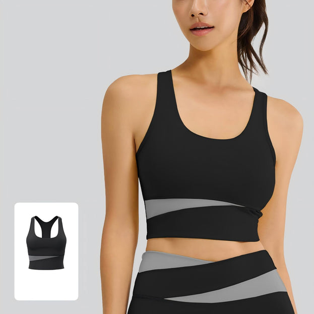 Tight Color-Matched Abdominal-Reducing Yoga Top