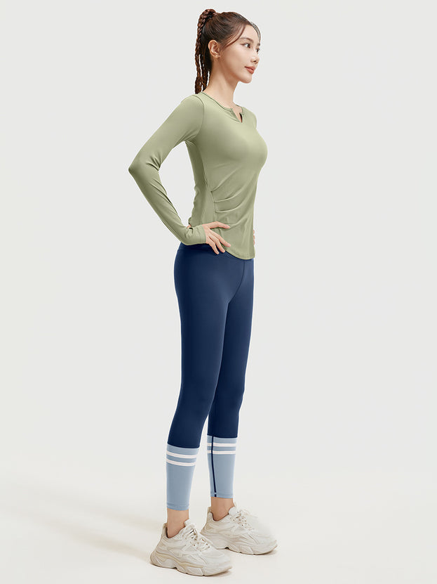 V-neck Stretch High-Waist Sports Yoga Set