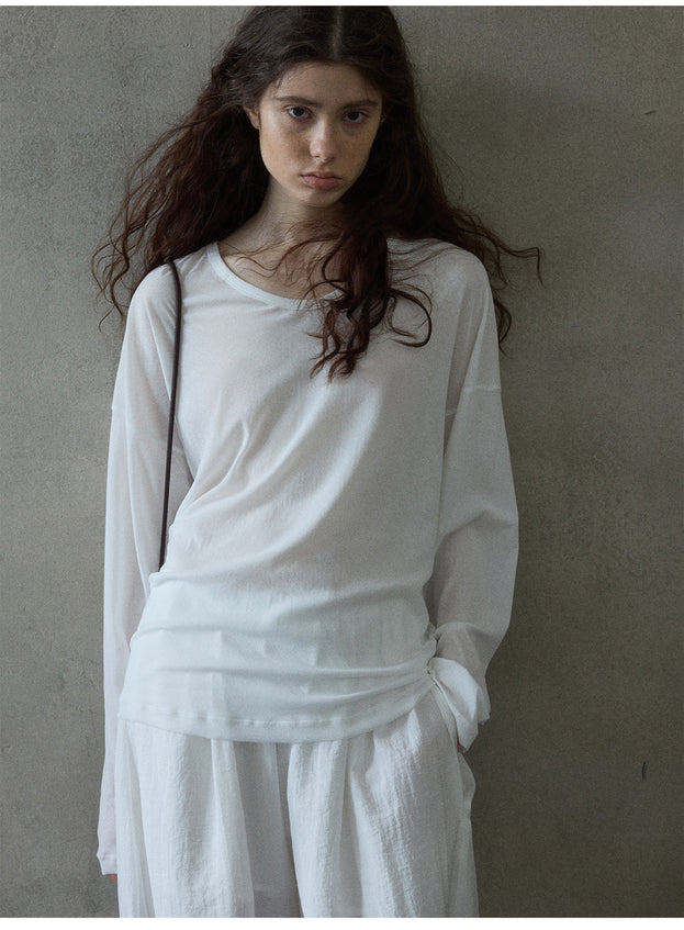 A Sun-Protective Close-Fitting Daily Commuting And Casual Women Blouse