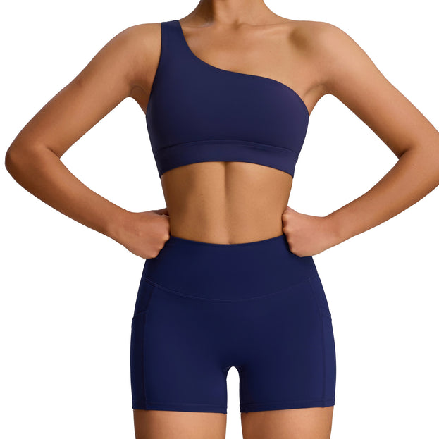 New-Style Women's High-End Tight-Fit Sports Yoga Set With Pockets
