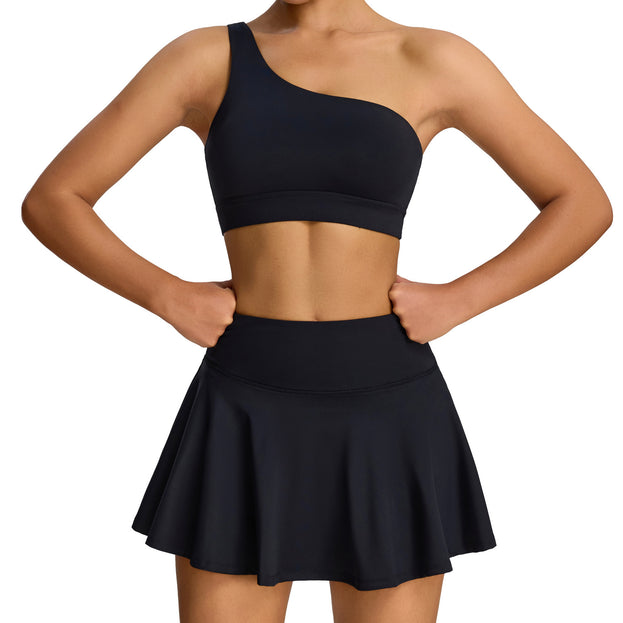 Badminton Fitness Running Yoga Short Skirt Set For Women