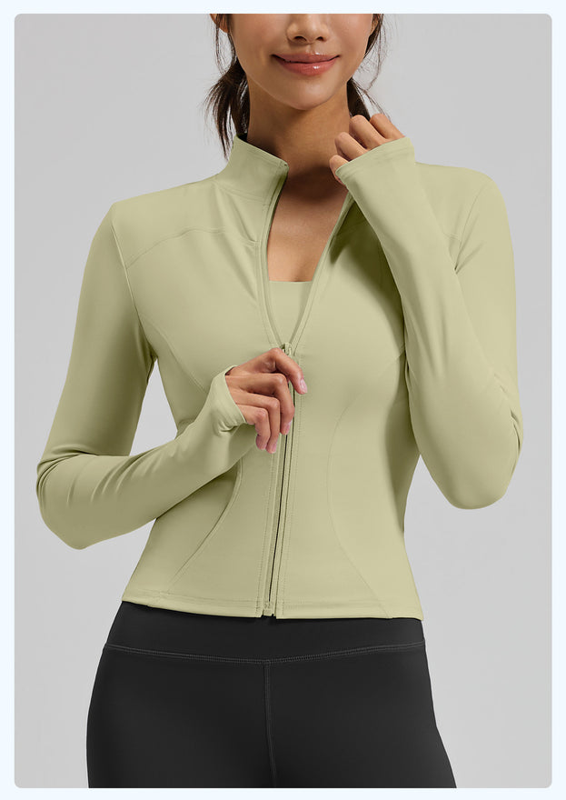 Women's Running and Cycling Sport Yoga Coat with Insulation